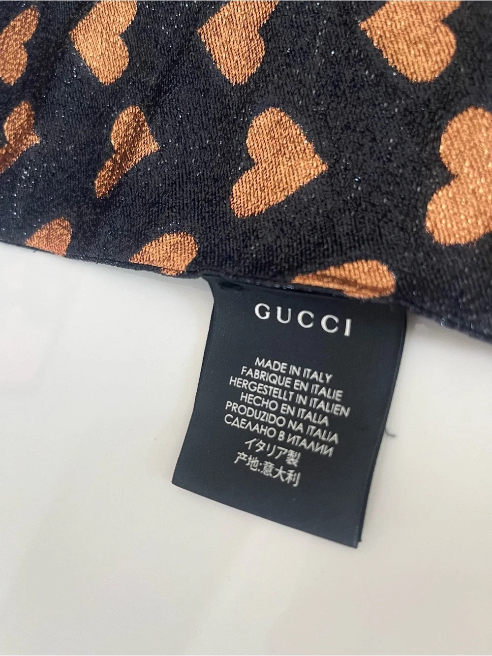 NEW GUCCI SILK SCARF